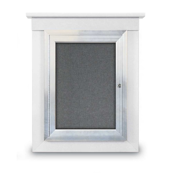 Sliding Glass Enclosed Letterboard, 72"x3